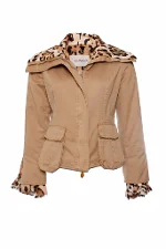 Brown Cotton Ermanno Scervino Coat