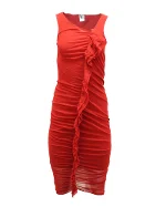 Red Nylon Jean Paul Gaultier Dress