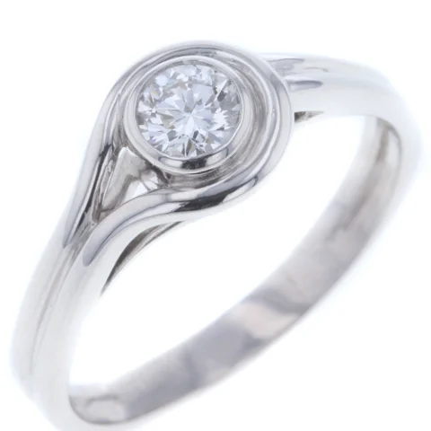 Silver Platinum Chaumet Ring
