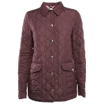 Burgundy Nylon Burberry Jacket