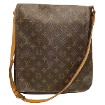 Brown Canvas Louis Vuitton Musette Salsa