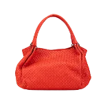 Red Leather Bottega Veneta Tote