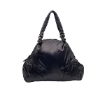 Black Leather Fay Tote