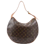 Brown Leather Louis Vuitton Croissant