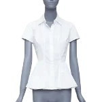 White Cotton Giambattista Valli Shirt