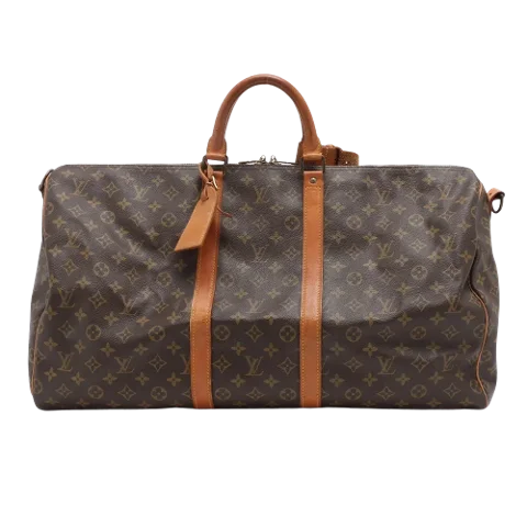 Brown Coated canvas Louis Vuitton Keepall