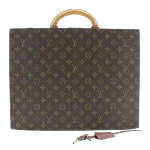 Brown Canvas Louis Vuitton Briefcase