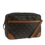 Brown Canvas Louis Vuitton Trocadero