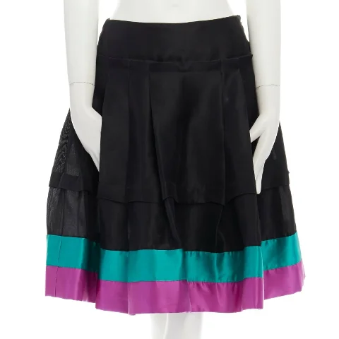 Black Silk Roberto Cavalli Skirt