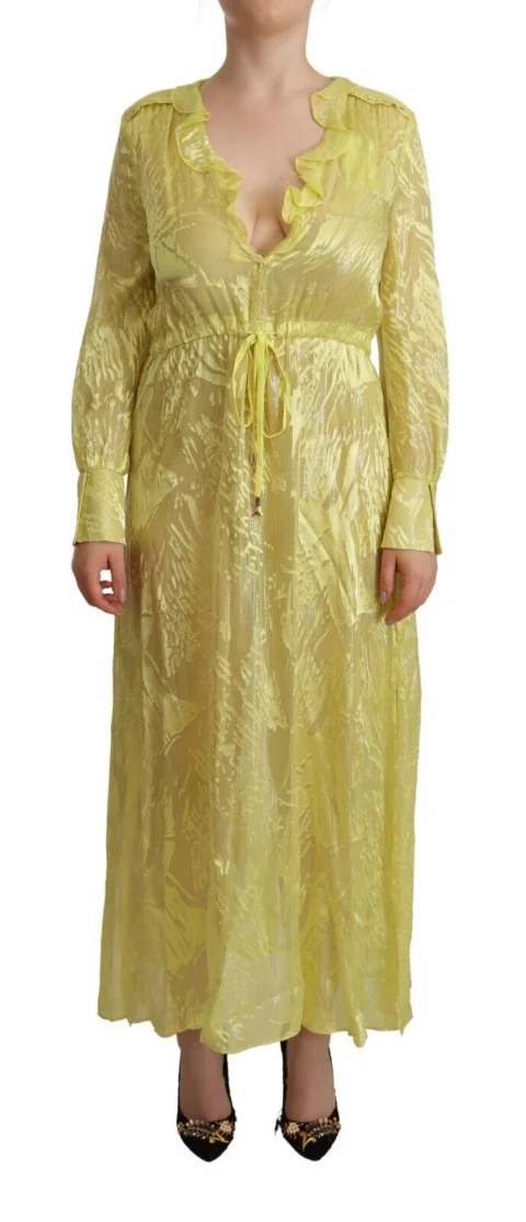 Yellow Silk Patrizia Pepe Dress