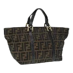 Black Canvas Fendi Handbag