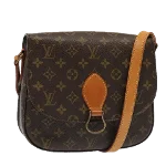 Brown Canvas Louis Vuitton Saint Cloud