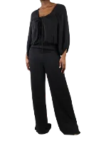 Black Silk Halston Heritage Jumpsuit