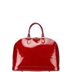 Red Leather Louis Vuitton Alma