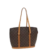 Brown Canvas Louis Vuitton Babylone