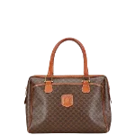 Brown Leather Celine Boston Bag