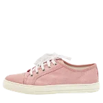 Pink Canvas Gucci Sneakers