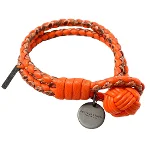 Orange Leather Bottega Veneta Bracelet