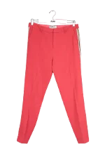 Red Polyester Essentiel Antwerp Pants