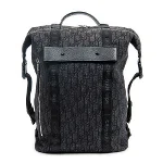 Black Canvas Dior Backpack