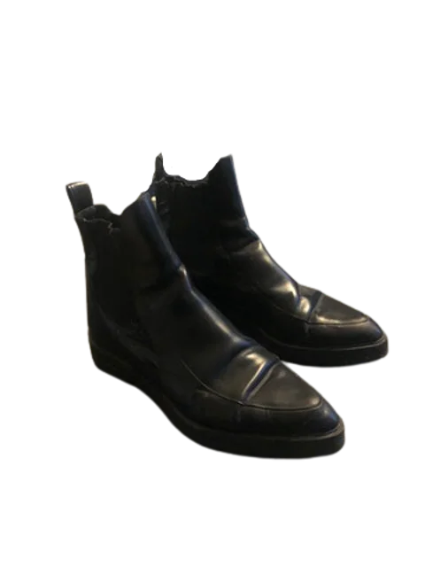Black Leather Proenza Schouler Boots