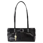 Black Leather Osoi Shoulder Bag