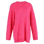 Pink Cotton Balenciaga Sweater