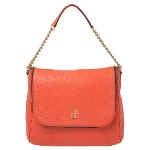 Orange Leather Carolina Herrera Handbag