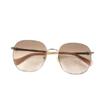 Gold Plastic Gucci Sunglasses