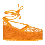 Orange Polyester Bottega Veneta Espadrilles