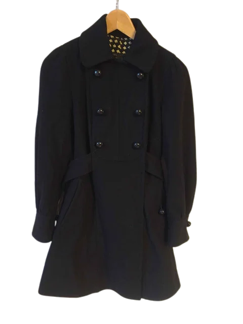 Black Fabric Marc Jacobs Coat