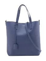 Blue Leather Saint Laurent Tote