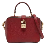 Red Leather Dolce & Gabbana Handbag