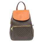 Brown Canvas Celine Backpack