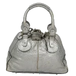 Silver Leather Chloé Handbag