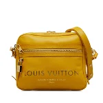 Yellow Leather Louis Vuitton Flight Paname