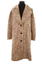 Beige Fabric Burberry Coat