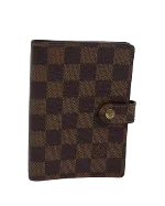 Brown Canvas Louis Vuitton Agenda