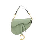 Green Leather Dior Shoulder Bag