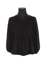 Black Cotton Ba&sh Top