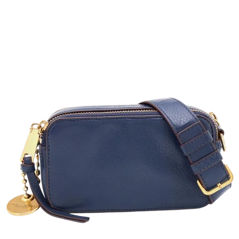 Navy Leather Marc Jacobs Crossbody Bag
