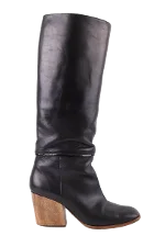 Black Leather Robert Clergerie Boots