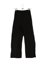 Black Viscose Jacquemus Pants