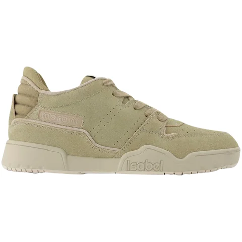 Beige Leather Isabel Marant Sneakers