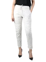 White Cotton James Perse Pants