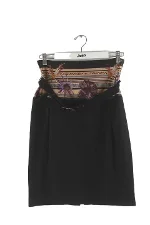 Black Fabric Roberto Cavalli Skirts