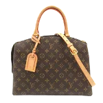 Brown Canvas Louis Vuitton Petit Palais