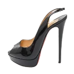 Black Fabric Christian Louboutin Heels