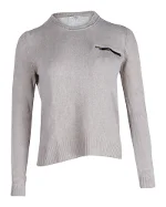 Beige Fabric Celine Sweater