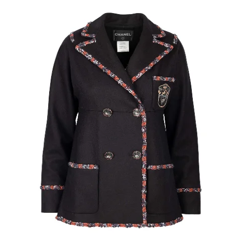 Navy Cashmere Chanel Jacket